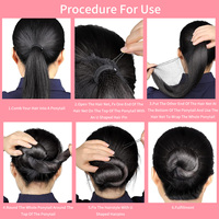 Outil d'Extension de Cheveux pour Filets à Perruque, Filet à Cheveux Haute Élasiticité, Bonnet de Perruque Invisible en Nylon Très Fin, Bord Élastique et Casque en Maille Connecté