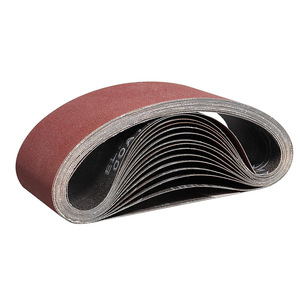สายพานขัดอลูมินา 610x100 โพลีเอสเตอร์ ผ้ารองหลังแข็ง สำหรับขัดไม้และโลหะ - Product Image 2