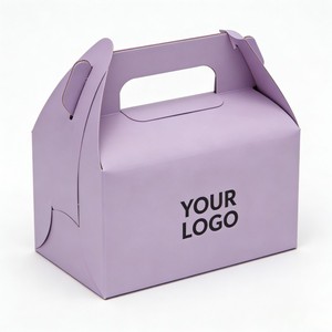 Boîte alimentaire en papier personnalisée avec fenêtre, boîte à croissants, boîte à pain, boîte d'emballage pour poulet frit - Product Image 1
