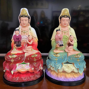 南シナ海の女神の平和を守るために子供たちを探すためのプトゥオシャンの観音像 - Product Image 3