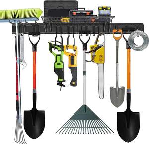 Crochets multi-usages de différentes tailles, revêtus de caoutchouc antidérapant, pour <span class=keywords><strong>outils</strong></span> de garage faits <span class=keywords><strong>maison</strong></span>, supports muraux pour pelles - Product Image 1