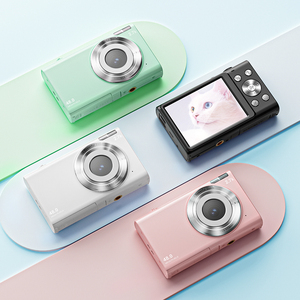 Outdoor Photography 2.88 Inch HD Screen Portable Chargeable Digital Mini <b>Camera</b> 2.7K 4K Video Resolution Kids Cartoon Cute TF Ci - Product Image 1