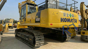 Excavadora de orugas hidráulica usada Komatsu PC450LC de 45 toneladas, modelo 2024, marca japonesa, máquina para movimiento de tierras, componente de motor principal, 1 año de garantía. - Product Image 2