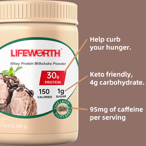 लाइफवर्थ ओम मट्ठा प्रोटीन दूध शेक पाउडर केटो फ्रेंडली ग्लूटेन फ्री - Product Image 3