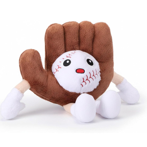 Juguete de Peluche de Béisbol Creativo y Divertido con Guantes y Patas, Peluche Suave de 11 Pulgadas para Niños y Niñas, Regalos de Navidad y Cumpleaños para Fanáticos del Béisbol - Product Image 1