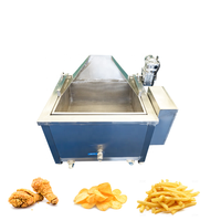 Automatische Pot Batch Friteuse Machine Voor Plantaardige Verwerking Fabriek Aardappelchips Kip Nuggets Efficiënte Olie Filter Systeem Kern