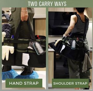 Échantillon Gratuit : Sac de Rangement pour Nettoyage, Organisateur d'Épaule avec Poignée Amovible, Sacs de Transport pour Voiture, Grande Ceinture Portable pour Organisateurs Domestiques - Product Image 5