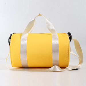 Casual Sports Diagonal Cross Round <strong>Bucket</strong> Gym <strong>Bag</strong> with Silk Screen Company Logo Sports and Souvenir Gift <strong>Bag</strong> - Product Image 2