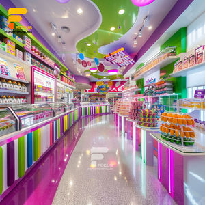 Diseño de tienda de dulces Mostrador de exhibición de <span class=keywords><strong>chocolate</strong></span> Mostrador de exhibición de dulces Estante de exhibición de <span class=keywords><strong>chocolate</strong></span> Estantes para tienda de dulces - Product Image 3