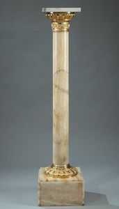 Colonnes romaines de style européen en marbre massif sur mesure porte sculptée dans la pierre de conception moderne pour l'entrée de la cour de la villa - Product Image 2