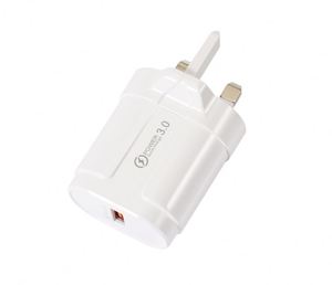 QC3.0 Fast Charger 18W 5V/9V/12V USB Wall Adapter for Mobile Phone <b>Tablet</b> & Laptop with PC Fireproof Material - Product Image 4