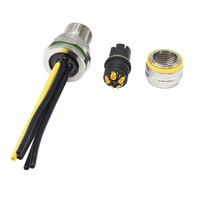 Connecteur M12 5 broches Code K Circulaire Industriel Prise femelle moulable Prise mâle Câble de soudage étanche Connecteur de câble