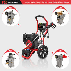 Pompa Mesin Cuci Tekanan Tinggi Kuhong KXB 3000 PSI, 2.4 GPM, Poros <span class=keywords><strong>3</strong></span>/4 inci 200bar, Pompa Air Pengganti Mesin Cuci Mobil, Pompa Plunger Triplex - Product Image 3