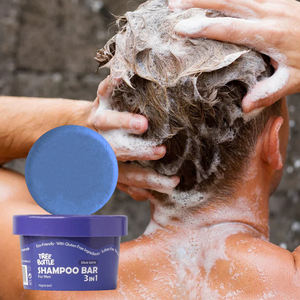 Barre de <span class=keywords><strong>shampoing</strong></span> anti-pelliculaire hydratante 3 en 1 personnalisée OEM, adaptée aux végétaliens, taille de voyage, shampooing de soin pour les cheveux des hommes, <span class=keywords><strong>barbe</strong></span> et corps - Product Image 1