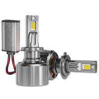 Nueva Bombilla LED H7 para Auto, 300W, 12V, 30000 Lúmenes, 6500K, Alto Brillo, Potente Ventilador, Cuerpo de Aluminio