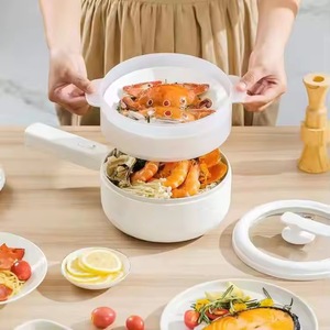 2L gốm nắp nồi nấu ăn điện với bộ đếm thời gian 110V/220V Điện áp kép tự động tắt cho ký túc xá văn phòng du lịch xe hộ gia đình sử dụng - Product Image 5