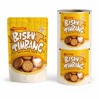 Sachet Doypack Personnalisé Qualité Alimentaire pour Biscuits - Emballage Snack VMPET Haute Barrière avec Fenêtre et Fermeture Éclair