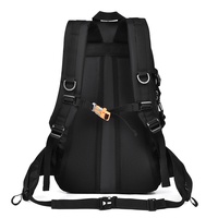 Tas Ransel Hiking Olahraga Luar Ruangan Kapasitas Besar, Tas Laptop, Logo Dapat Disesuaikan, Poliester Motif Kotak-kotak untuk Piknik