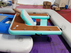 Vente directe d'usine flotteur d'eau gonflable chaise longue <span class=keywords><strong>de</strong></span> natation été gonflable pliable flottant rangée piscine <span class=keywords><strong>transat</strong></span> - Product Image 2