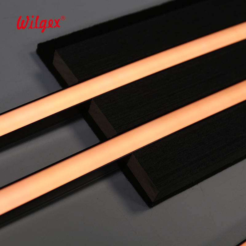 Led Strip Light Decorative Lighting Bedroom Neon Led Flex Ip65 Black Silicone 16x16mm Neon Flex Warm White Smart Home Light