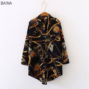Blusa de Manga Larga para Mujer, Estilo Vintage, Verano, Elegante, con Decoración de Botones, Tejido Sin Costuras - Product Image 4
