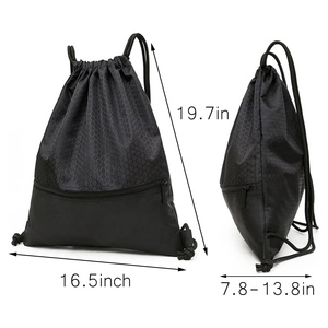 Best Selling Waterproof Fashion <b>Drawstring</b> <b>Backpack</b> with Cotton Lining Oxford Soccer Gift - Product Image 3