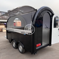Camion de Kebab Entièrement Équipé, Taille Personnalisée pour l'Europe, Chariot de Vente Ambulant pour Bubble Tea, Café, Hot-Dogs, Remorque Alimentaire