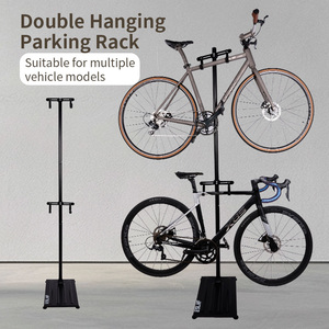 Soporte ajustable para bicicletas con <span class=keywords><strong>doble</strong></span> gancho, estante de suspensión para bicicletas, soporte <span class=keywords><strong>doble</strong></span> para bicicletas, expositor de bicicletas - Product Image 4