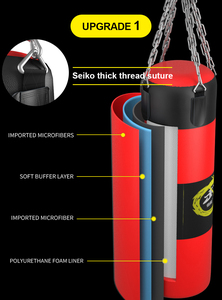 Túi Đấm Bốc MMA ONEMAX Sac De <span class=keywords><strong>Boxe</strong></span> Đấm Bốc Hurain Muay Thai 300 Lbs Túi Đấm Đá Võ Thuật Thái Lan Túi Hộp Frappe - Product Image 6