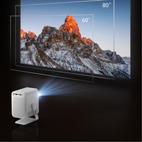 Proyector Portátil C600 HD con Motor Sellado Antipolvo, 150 ANSI, Compatible con 4K, Conexión Inalámbrica de Doble Banda, Proyector Inteligente para el Hogar