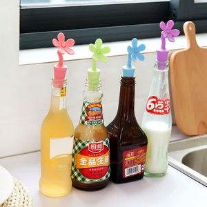 Bouchon de bouteille de vin en silicone de qualité alimentaire 2025 en forme de fleur pour conserver la fraîcheur des bouteilles de bière - Product Image 4