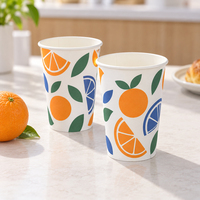 Gobelet en papier individuel de 4 oz pour boissons chaudes, anti-fuite avec couvercles, léger, qualité supérieure pour les fournisseurs de fêtes