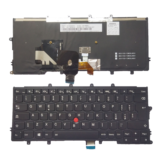 IT Backlit Keyboard for Lenovo Thinkpad X230S X240S X240 X240i X250 X260S X270
