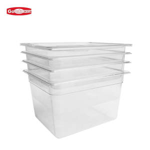 Plat de service rectangulaire en plastique de qualité alimentaire, réutilisable, sans BPA, pour la maison, la cuisine, le restaurant, les fêtes, les buffets, la présentation de fruits et de desserts - Product Image 2