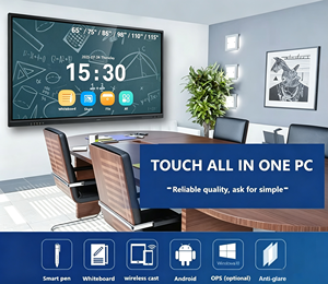 Pizarra Inteligente con Pantalla Táctil 4K de 75 Pulgadas con Cámara para Escuela, Panel de Pizarra Interactiva Táctil de 40 Puntos con Android para Aula - Product Image 2