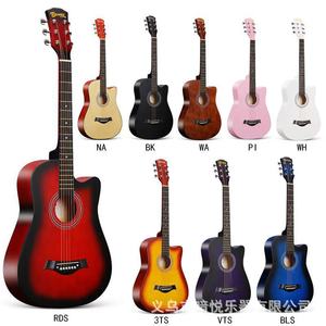 Guitarra Acústica Folk de 38 Pulgadas, de Madera de Tilo, para Principiantes, Estudiantes y Adultos - Product Image 1