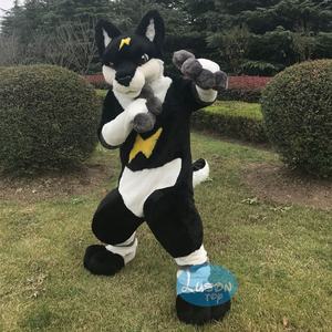 Fursuit Fox Dog Husky Mascot Costume Full Furry Cosplay Suit Ceremony Fancy Dress - Product Image 5