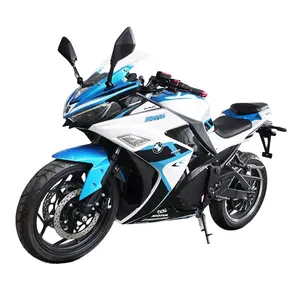 High Mileage 2000w Electric Racing Motorcycle for Students