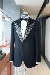 <span class=keywords><strong>Costume</strong></span> trois pièces sur mesure de haute qualité pour <span class=keywords><strong>homme</strong></span>, grande taille, mode <span class=keywords><strong>mariage</strong></span>, <span class=keywords><strong>costume</strong></span> de bureau slim uni pour <span class=keywords><strong>homme</strong></span> - Product Image 2