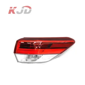 Para Toyota 2015-2017 Highlander cauda lâmpada L:81560-0e100 R:81550-0e100, lâmpada de cauda exterior