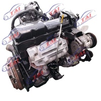 Otomotif asli digunakan lengkap 5L 2,4 L pemindahan 2.4 D 4WD mesin Gearbox untuk Hiace 1987-1988 6 bulan garansi Stock