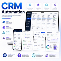 Desarrollo de Aplicaciones SaaS con SaaS+AI+Software+Desarrolladores para MAC, Plataforma de Análisis y Automatización CRM con Suscripción a Internet (Stock)