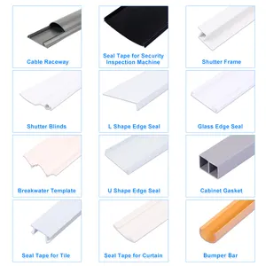 Plastic Extrusion Profile Factory Customize Upvc U Shape Profile UV Stabilized Upvc U Shape Profile For Construction