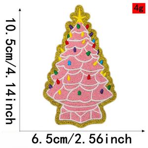 Parches Bordados con Temática Navideña, Adornos Brillantes para Planchar, Regalos de Árbol de Navidad, Suéter Navideño - Product Image 5