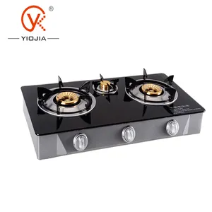 3-Burners Tempered Glasstop Gas Stove