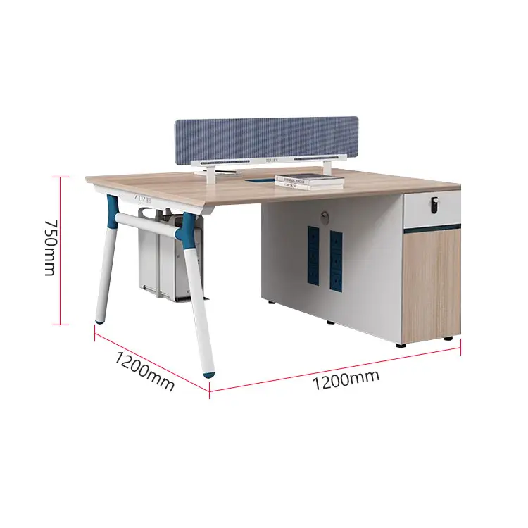 Liyu design 4 personen modularer arbeitstisch büroschreibtisch büromöbel für personal moderne schreibtische für büros