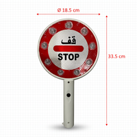 Señal de Tráfico LED Intermitente Portátil para Control de Tráfico en Zhejiang, Material Plástico, Protección IP68, Uso Externo