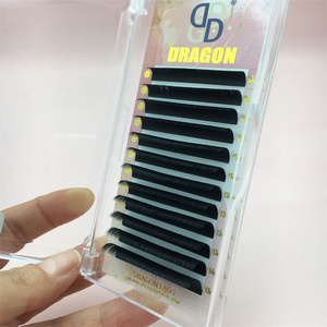 ที่ต่อขนตาแบบแบนเนื้อแมทลายมังกรขนตาปลอมติดฉลากส่วนตัวพร้อมกล่องบรรจุ - Product Image 5