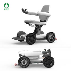 Silla de ruedas motorizada automática con control remoto, plegable y ligera para uso de personas con discapacidad. - Product Image 1