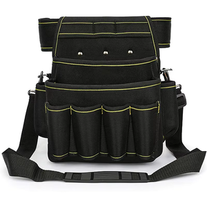 Sac banane multifonctionnel et portable en toile, extra large, étanche, pour électricien, pour travaux en hauteur, à usage spécial - Product Image 1